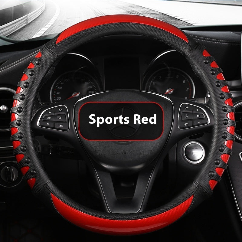 Durable Leather Steering wheel cover