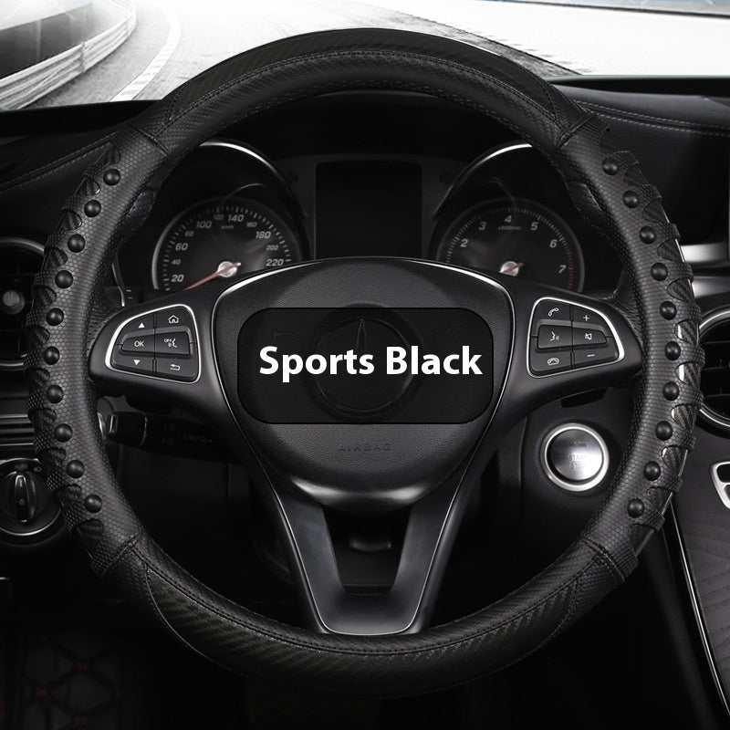 Durable Leather Steering wheel cover