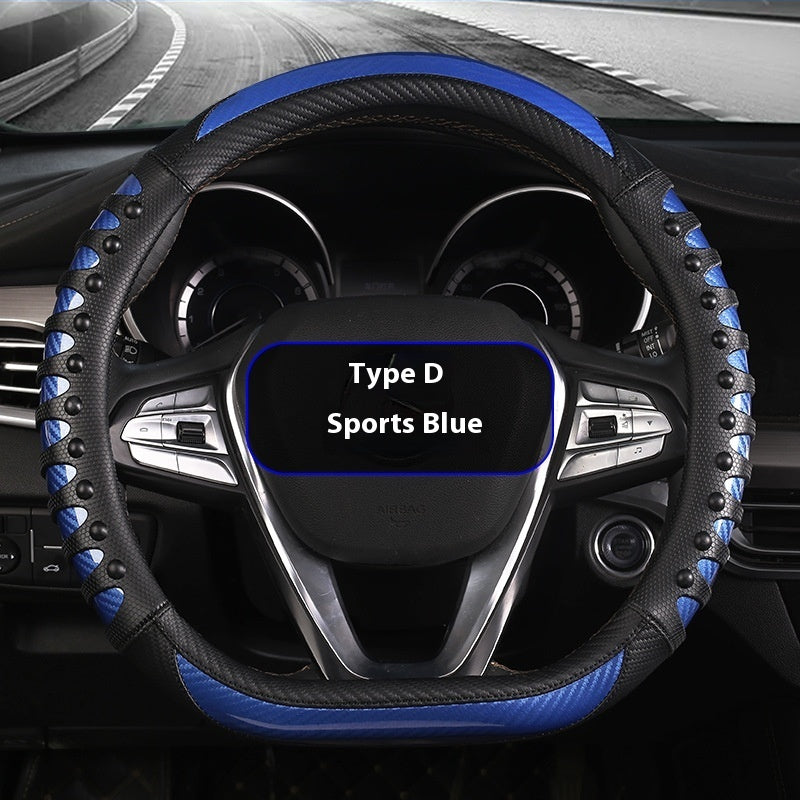 Durable Leather Steering wheel cover