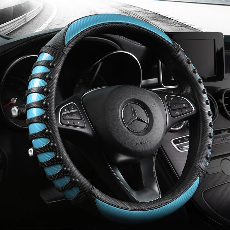 Durable Leather Steering wheel cover