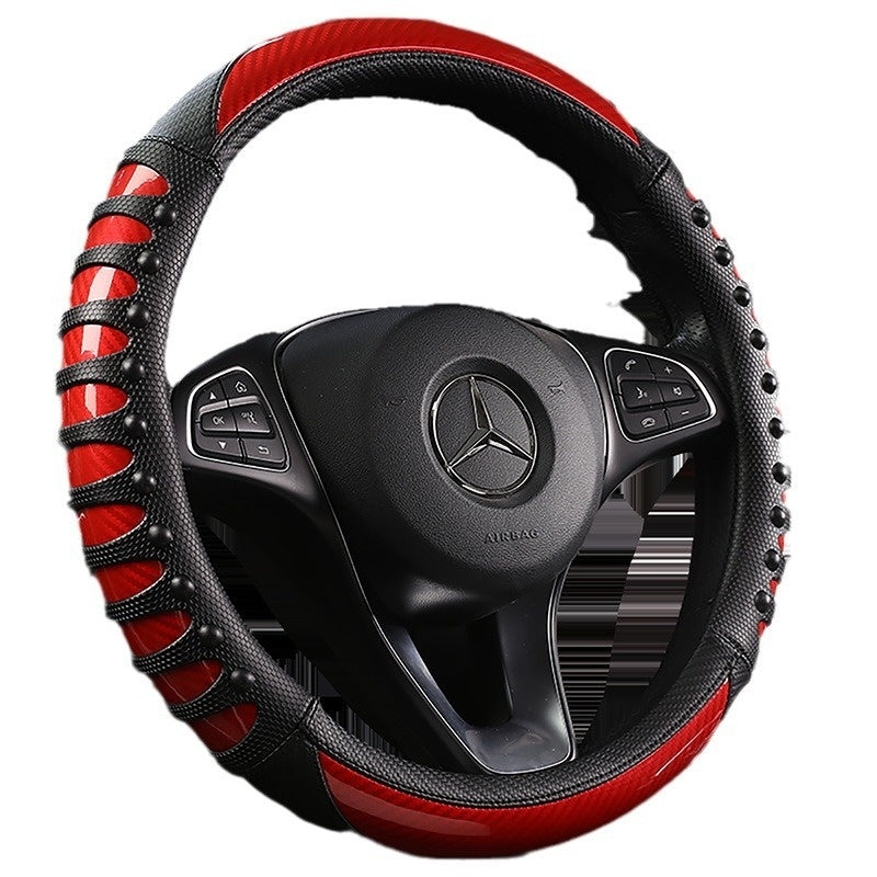 Durable Leather Steering wheel cover
