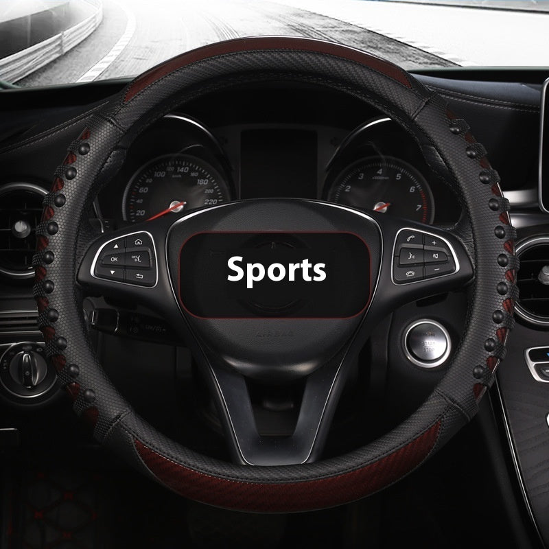 Durable Leather Steering wheel cover